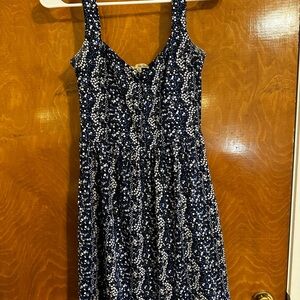 Floral Blue Dress